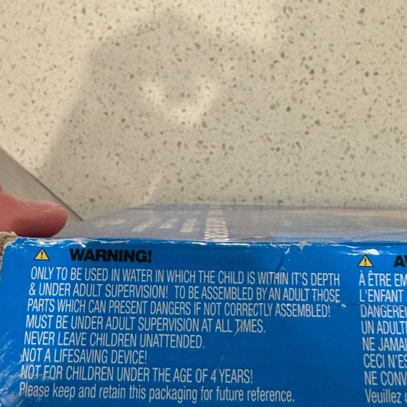 Men's Orange Inflatable Swim Glove - Picture 6 of 8